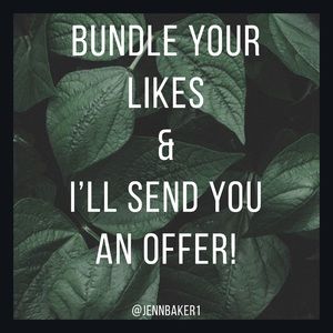 Bundle your likes and I’ll send you and offer!